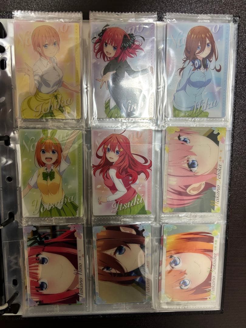 五等分の花嫁　ウエハースカード　現在までのラインナップ全種10弾フルコンプセット