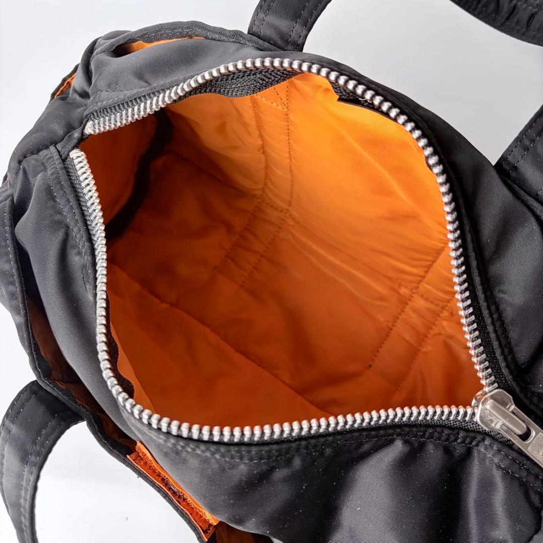 【の】PORTERポーター TANKER タンカー ミニボストンS日本製黒