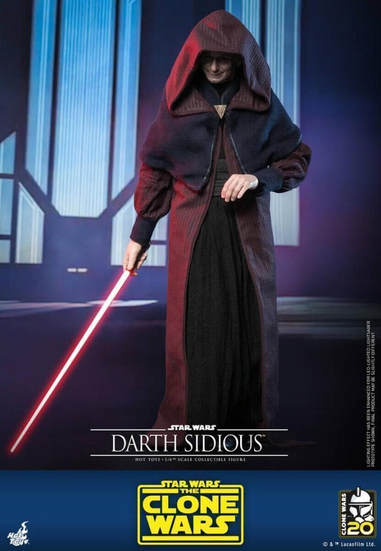 ホットトイズ 1/6 スター ウォーズ ダース・シディアス TMS102