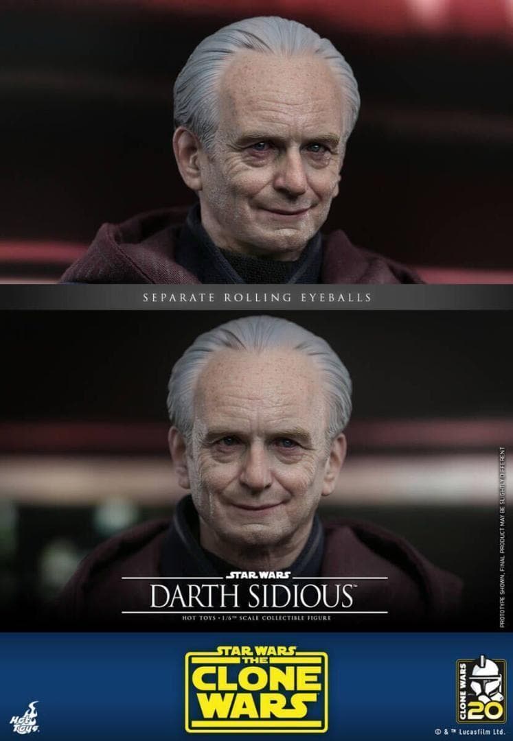 ホットトイズ 1/6 スター ウォーズ ダース・シディアス TMS102