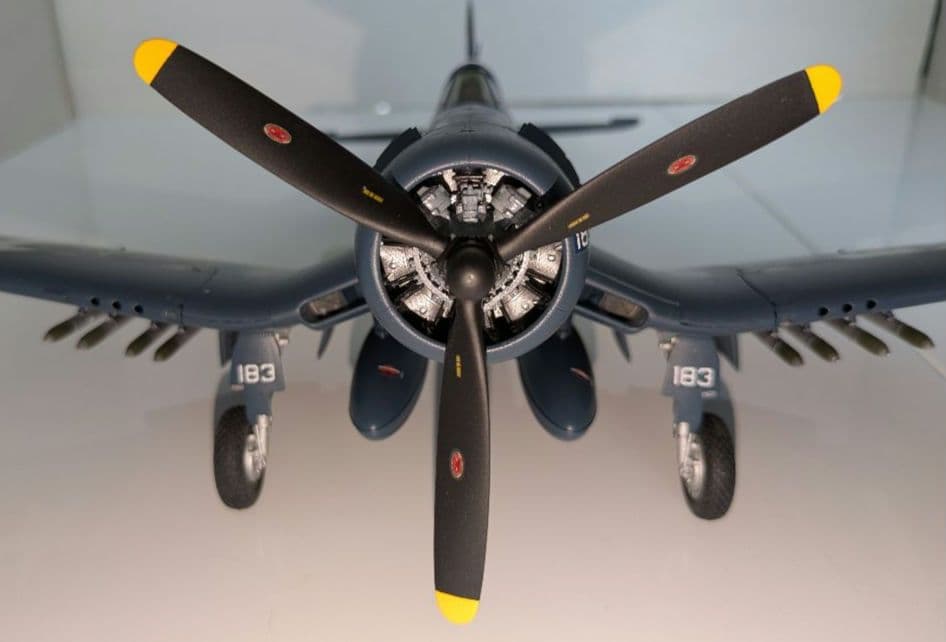 コルセアF4U-1D(プラモデル完成品1/32)