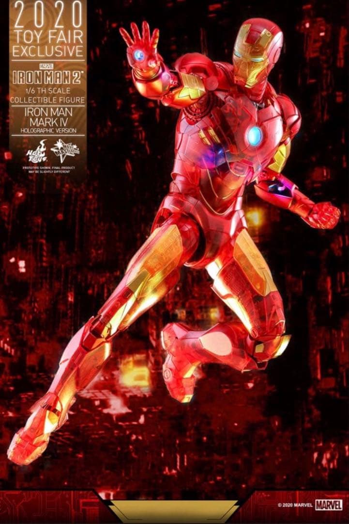 〈美品〉【トイサピ限定】 アイアンマン2　マーク４（ホログラフィック版）