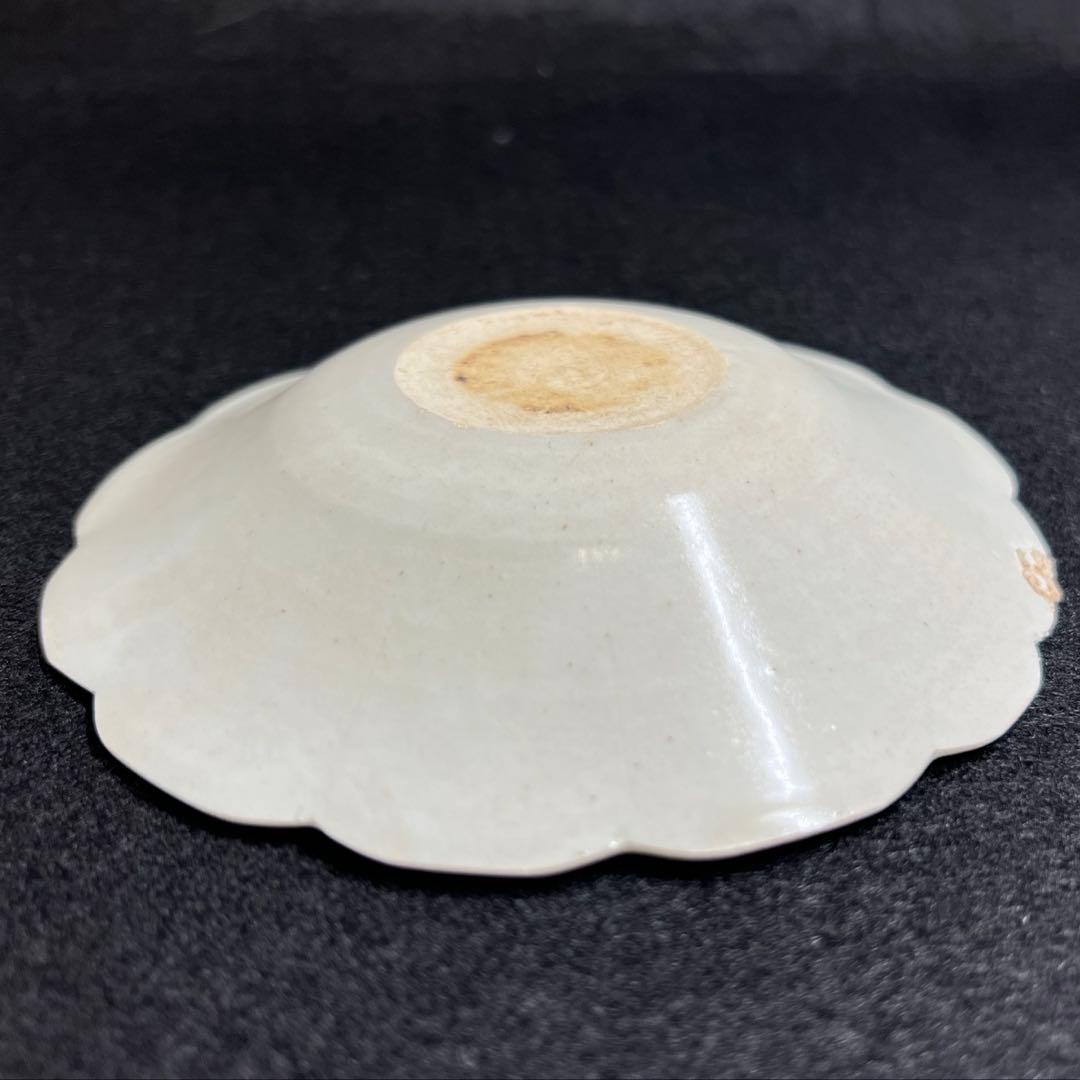 中国宋時代　青白磁薄手皿　幅約12.8㎝　東Y7-1226☆2Fタカサ