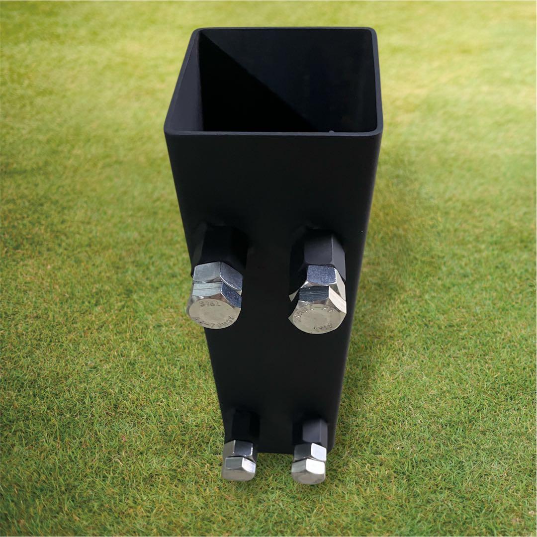 ロケットストーブ　五徳取り外し可能　灰かき棒付き