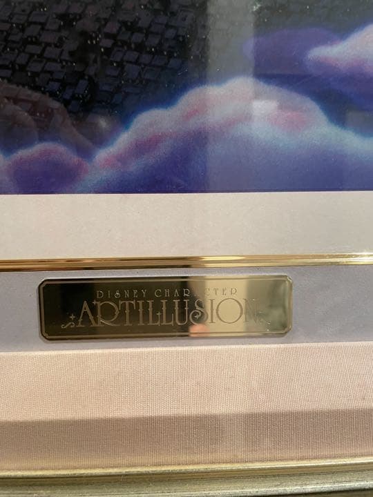 【希少】　Disney ディズニー　ALADDIN アラジン　絵画　美術品　額縁