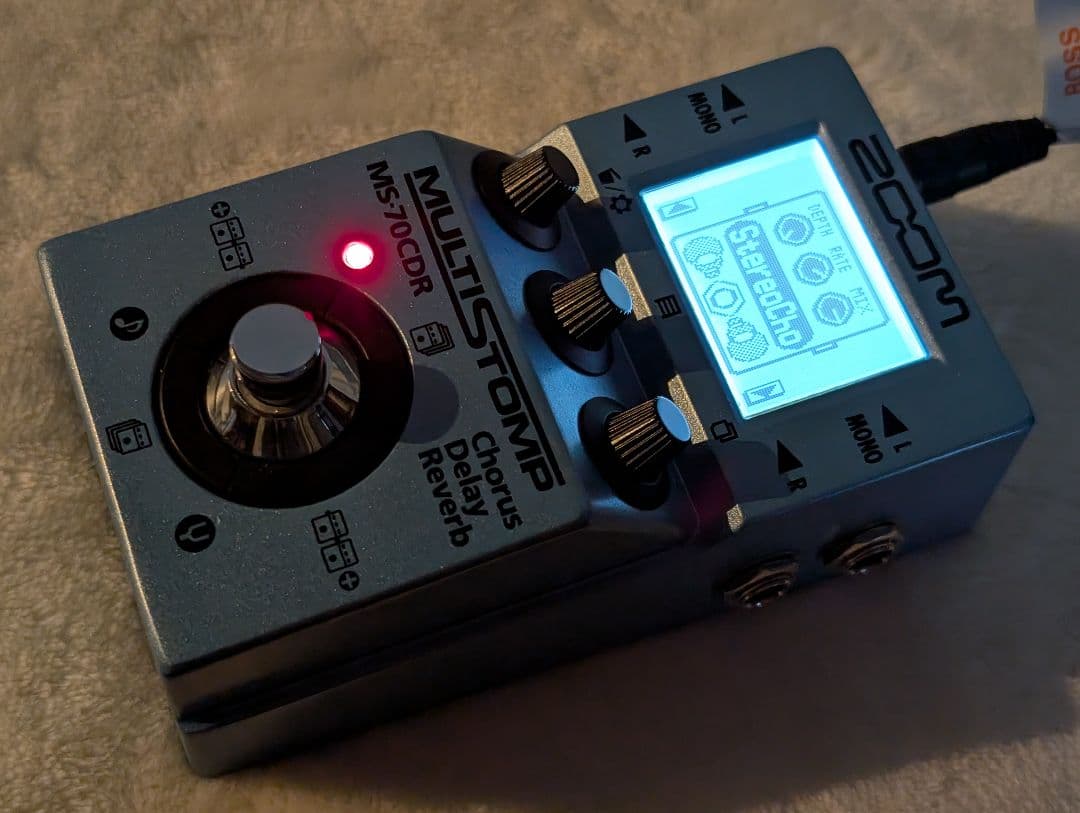 【美品USED】ZOOM MS-70CDR ギターエフェクター