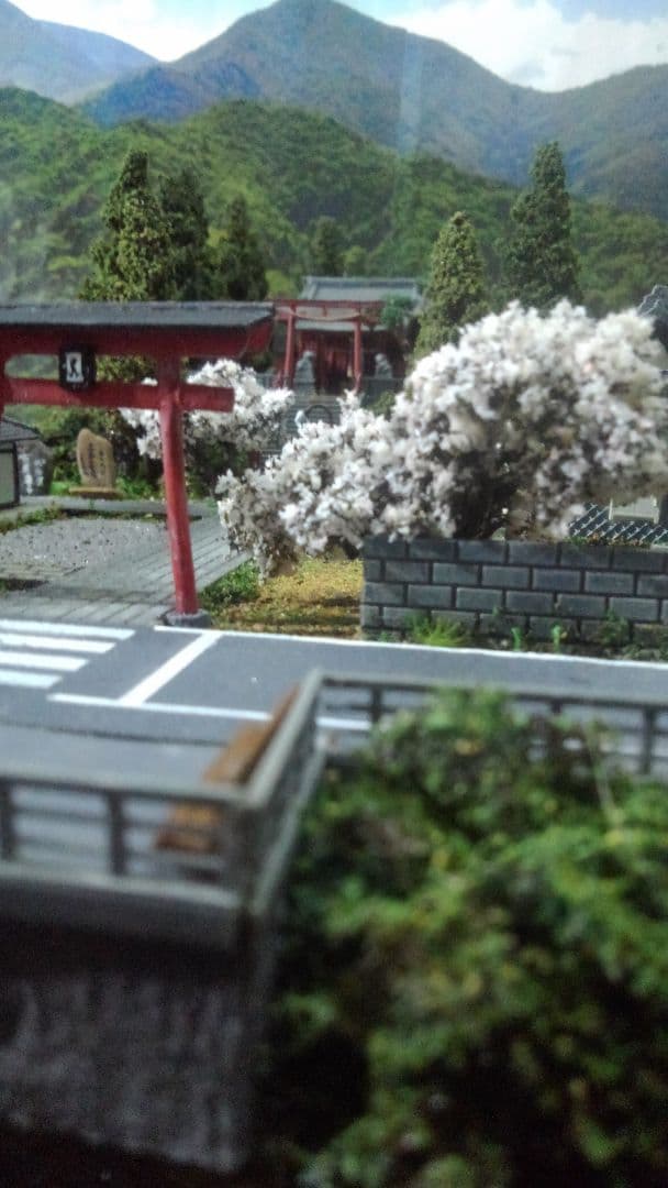 プラモデル✨神社✨寺✨お城✨ミニチュア✨ジオラマ✨３０㎝×２４㎝✨製作受付中❗
