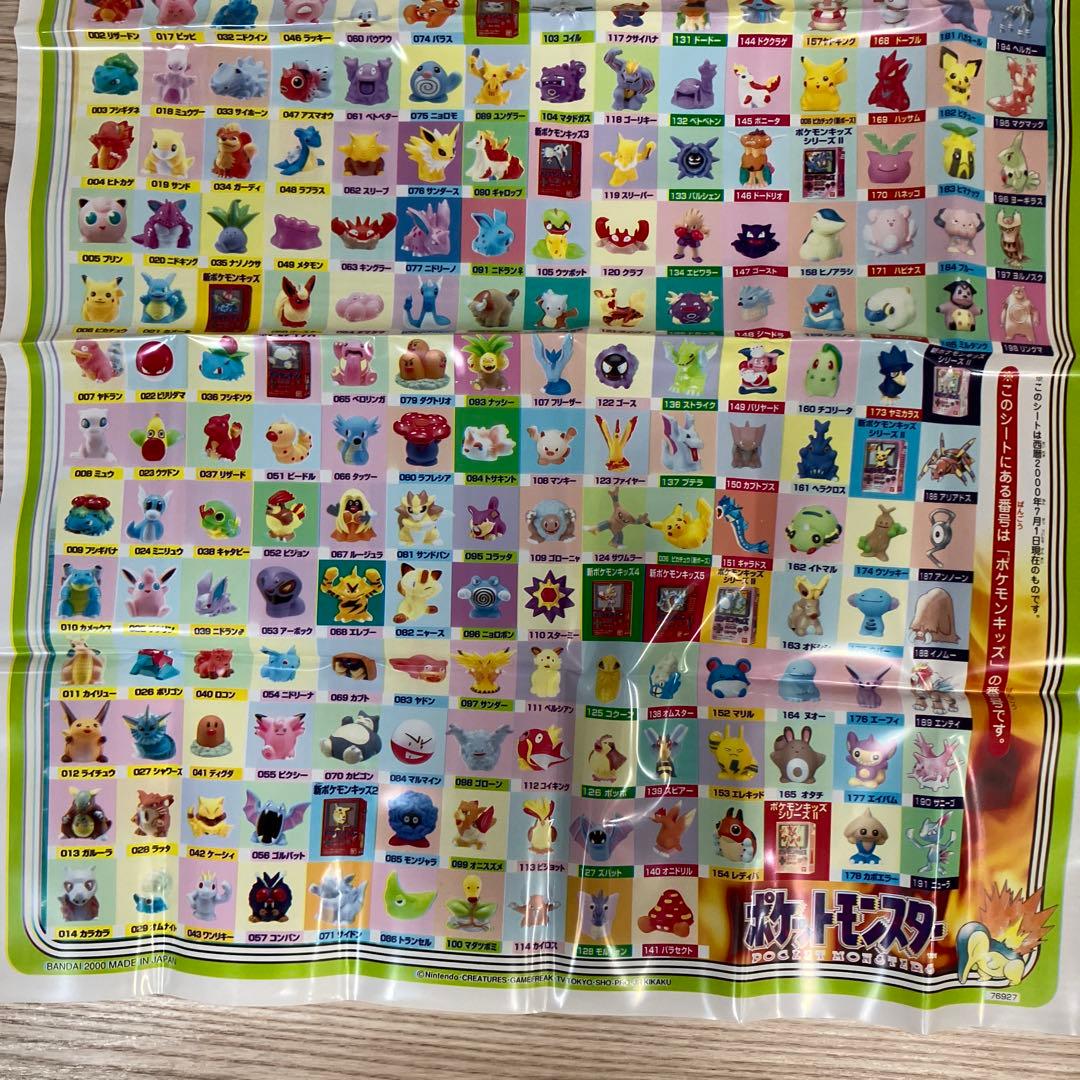 ポケットモンスター　ポケモンキッズ大図鑑　ビニール製　バンダイ