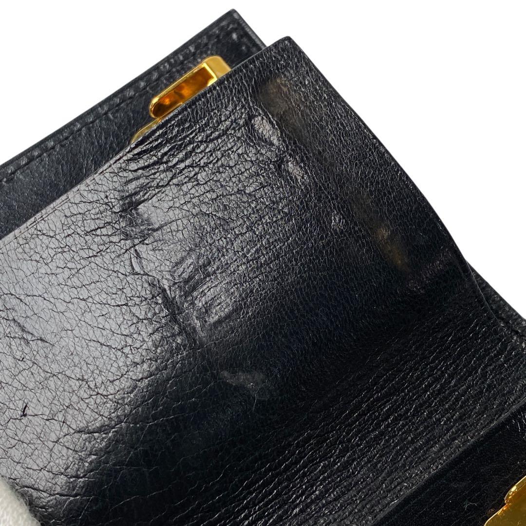 [入手困難] エルメス HERMES ボックスカーフ 8連 キーケース ブラック