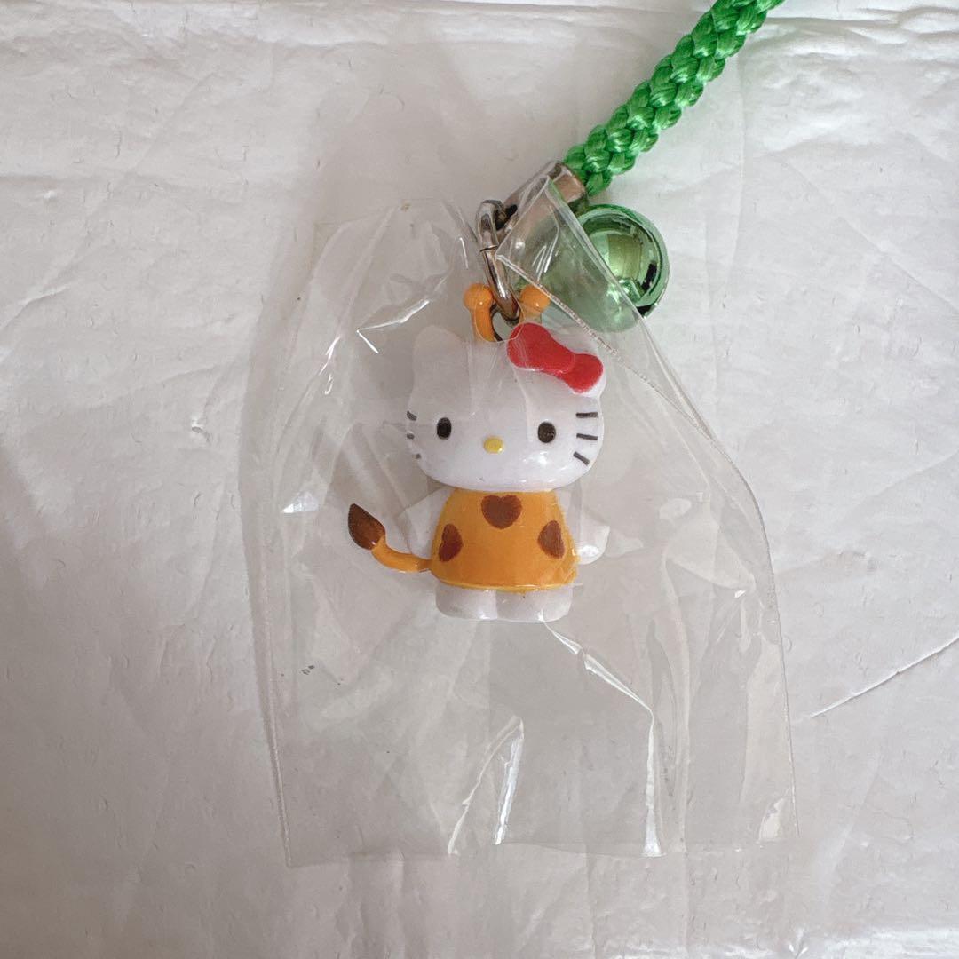 【希少品】ご当地 キティ 動物 IN THE JUNGLE ストラップ 根付け