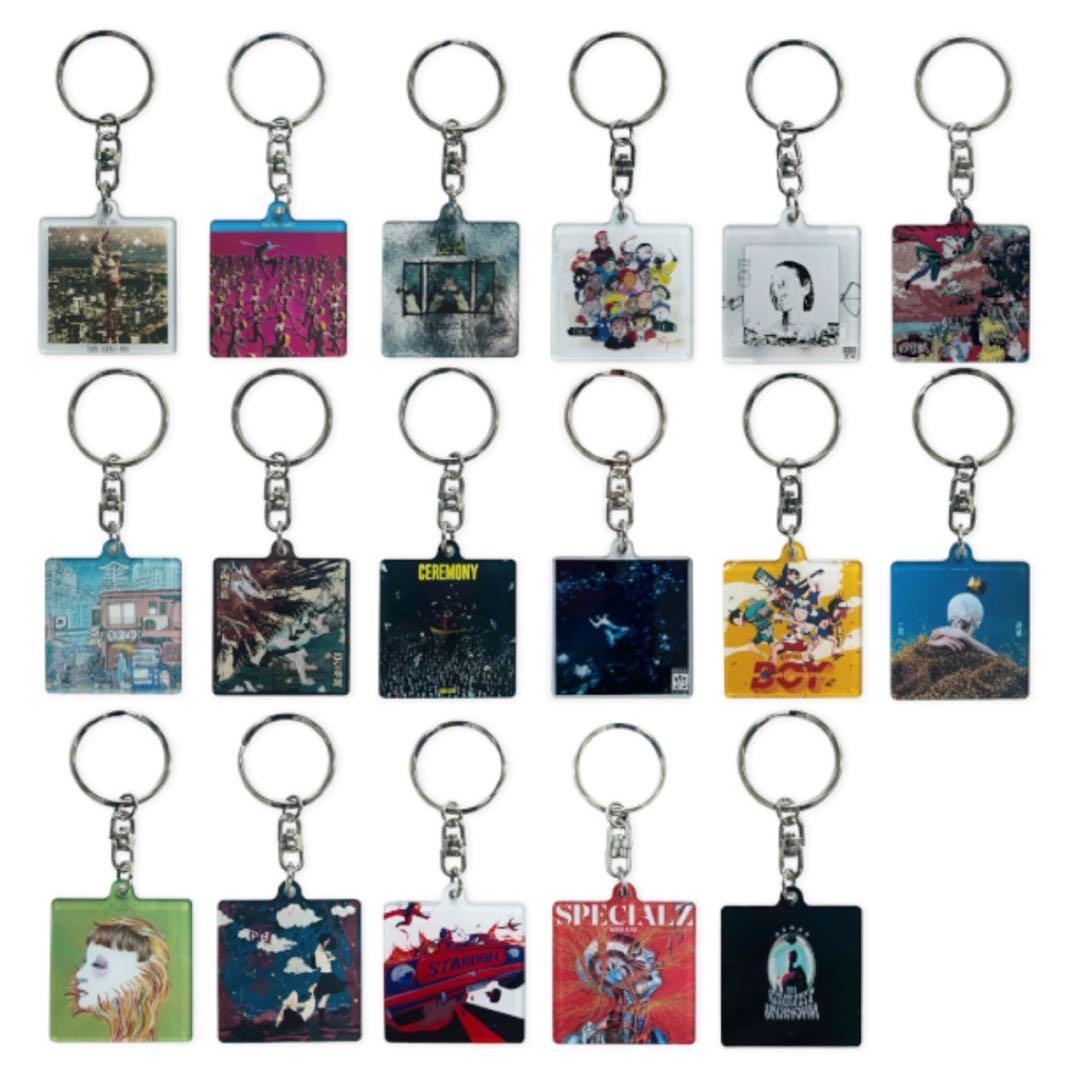 King Gnu ジャケットキーホルダー 全17種セット