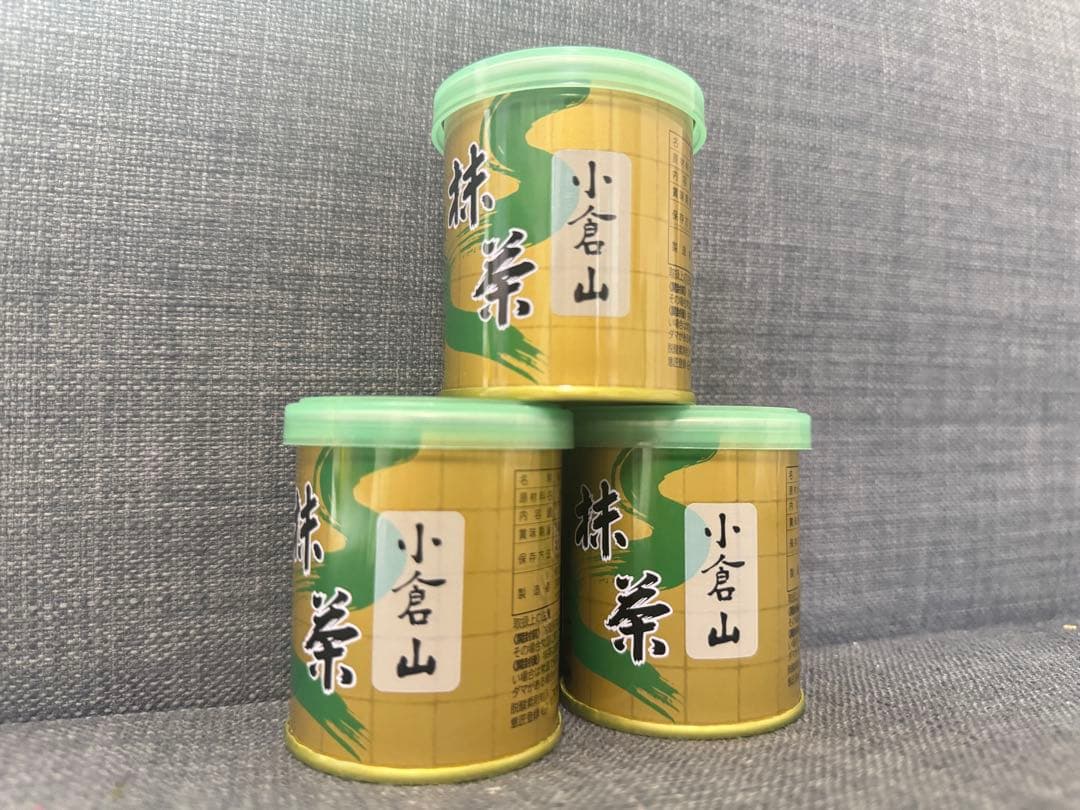 【京都・宇治】山政小山園　小倉山30g缶入り　3缶