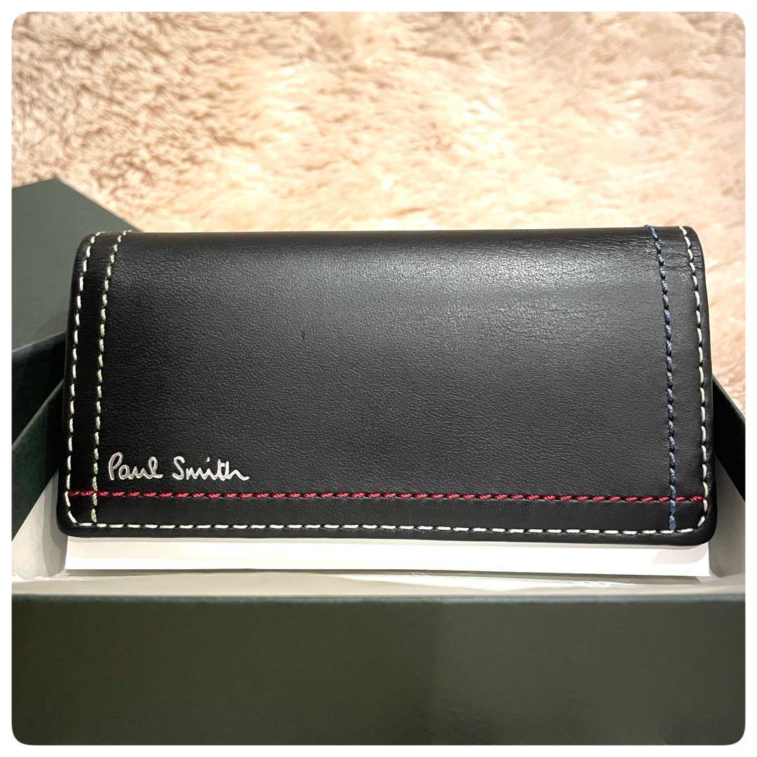 新品未使用✨　ポールスミス　ダブルステッチ　キーケース　箱付き
