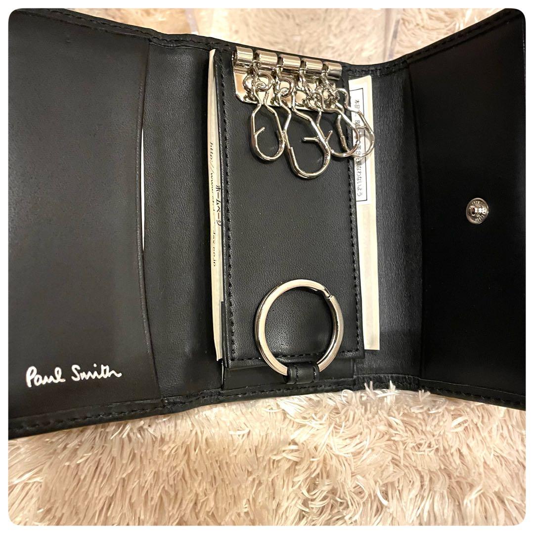 新品未使用✨　ポールスミス　ダブルステッチ　キーケース　箱付き