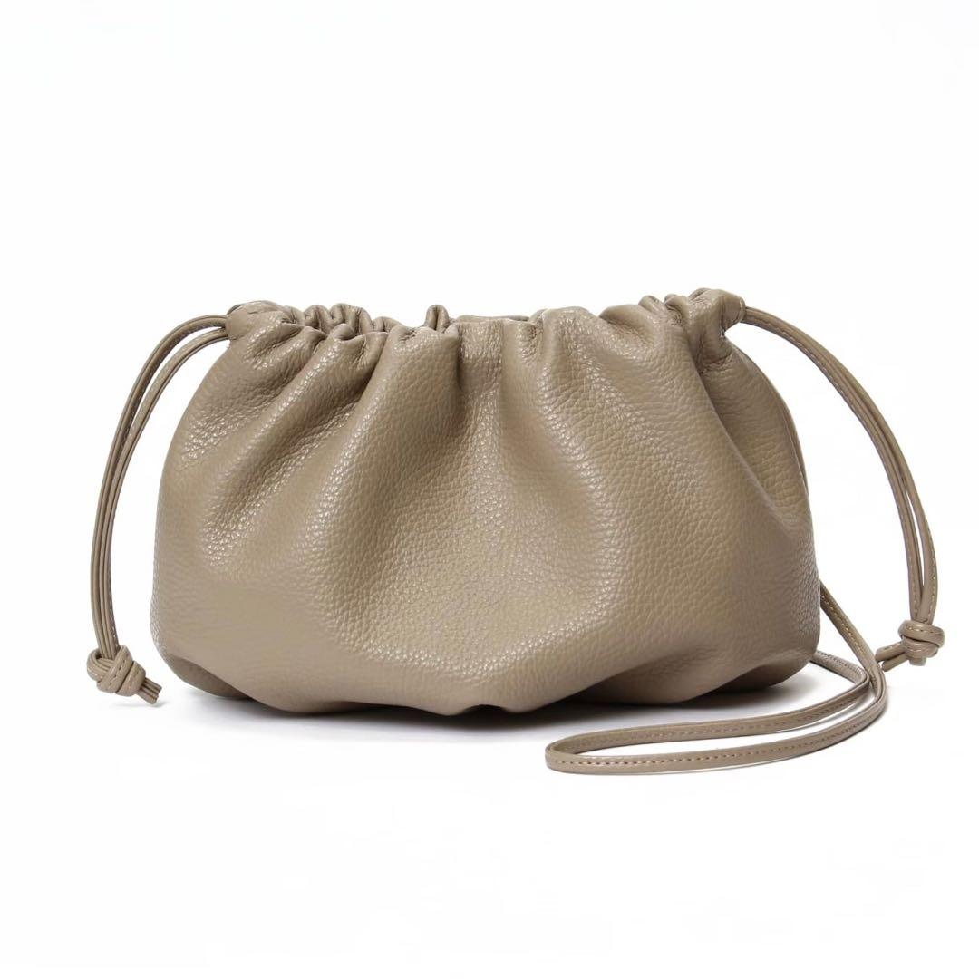 AYAKO BAG Leather KINCHAKU/CRETA アヤコバッグ