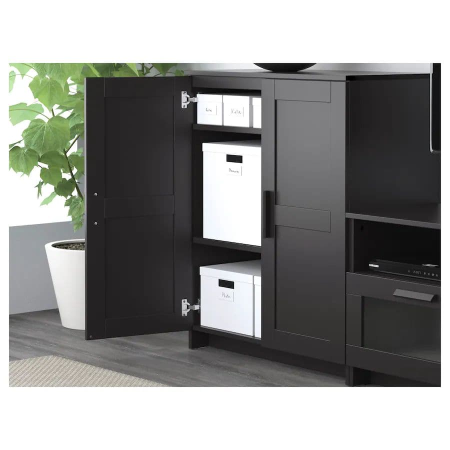 IKEA BRIMNES ブリムネス　キャビネット　黒
