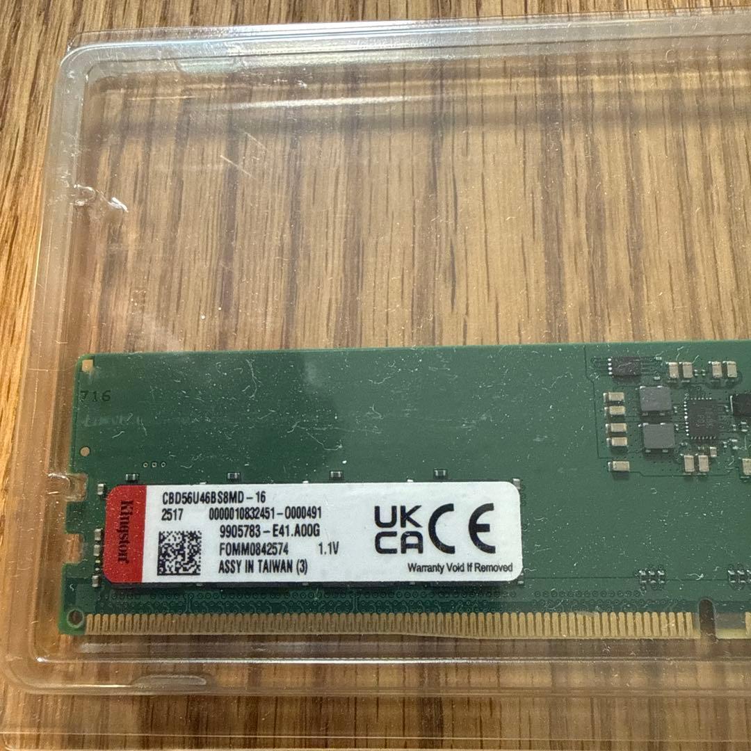 DDR5-5600 16GBメモリ