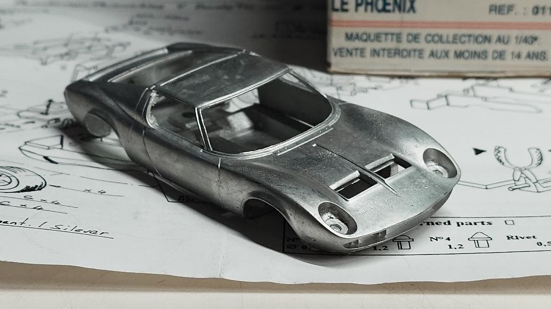 Lamborghini Miura 1966 1/43 未組立キット