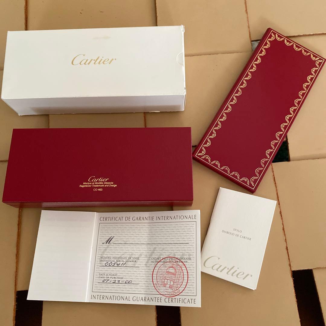 Cartier ディアボロ ドゥ カルティエ ミニボールペン/保証書、ケース付