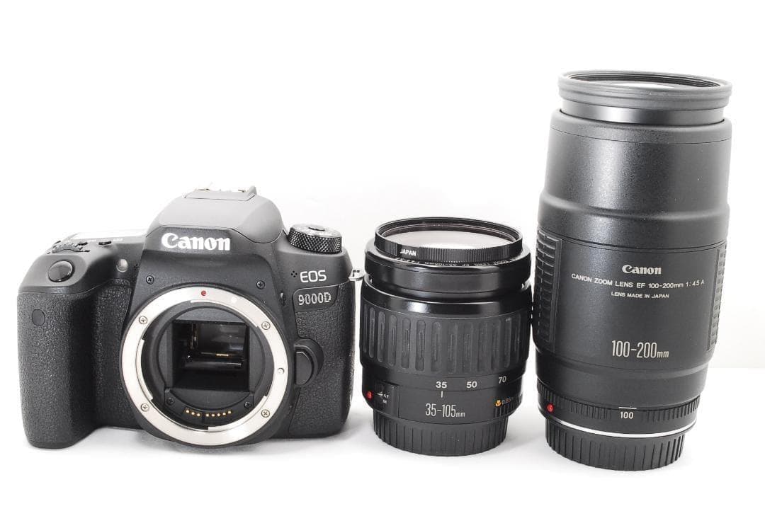 Canon EOS 9000D ダブルレンズセット スマホで操作＆転送可能♪