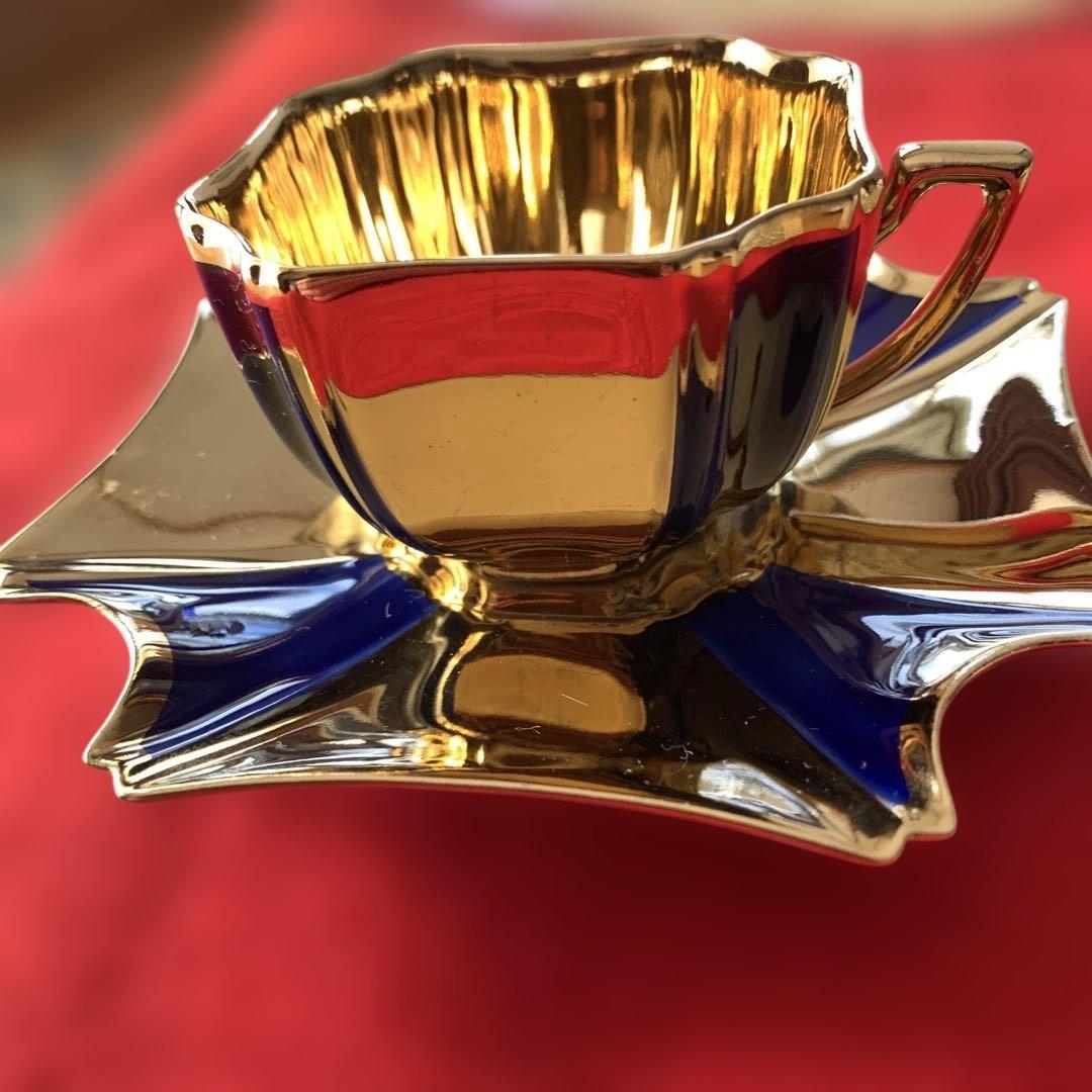 金彩飾 アンティークリモージュ復刻版 カップ&ソーサー