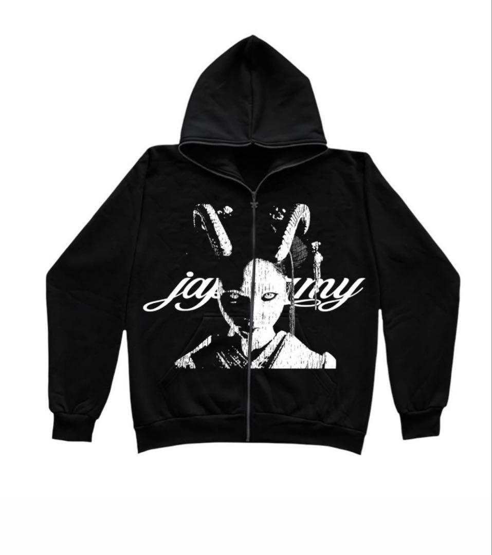 jarmyブラックフーディ　ストリート nubian swag