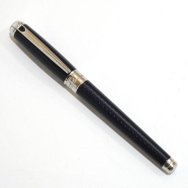 デュポン S.T.Dupont 410104M ギヨシェ ブルー 万年筆 (F)