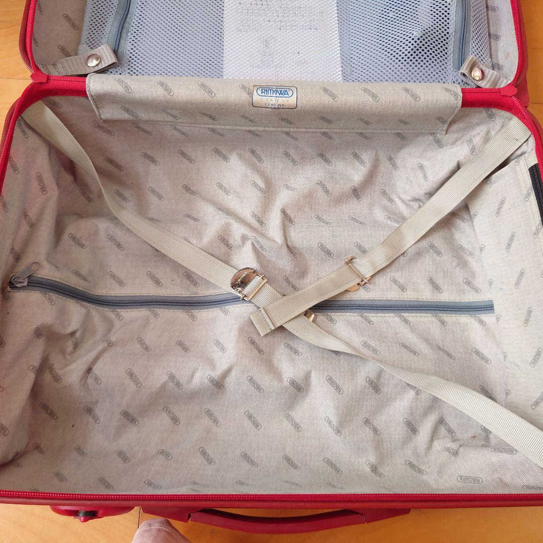 【リモワ】リモワスーツケース赤・キャリーケース