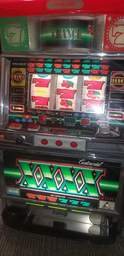 ♪パチスロ実機　４号機　アルゼ　コンチ４X　不要機付き♪