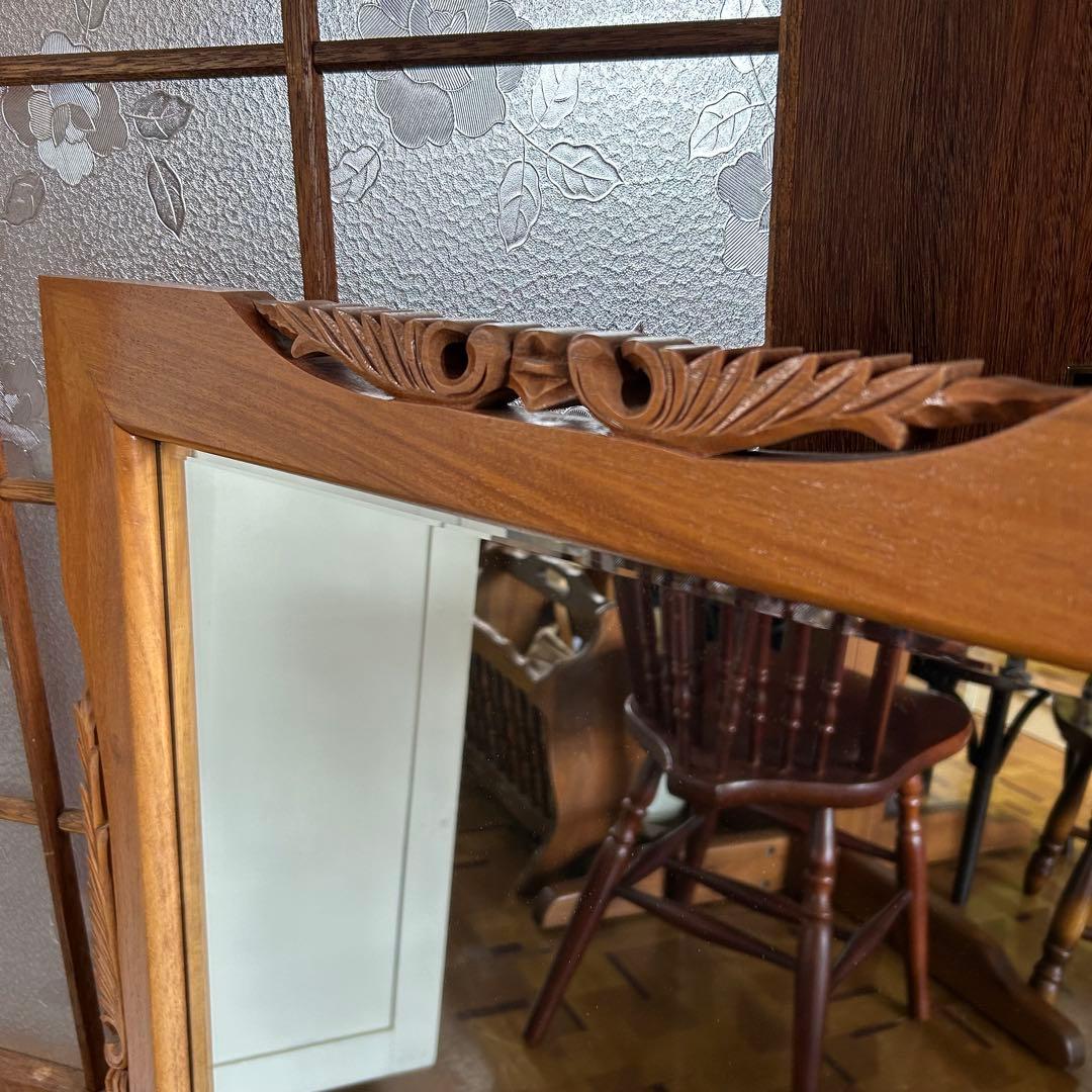 大塚レトロ　壁掛け　鏡　ミラー