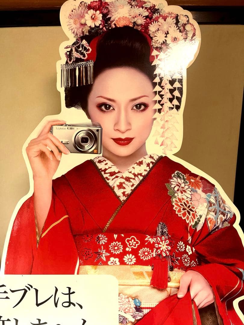 浜崎あゆみ　等身大 パナソニックデジカメ LUMIX 大型パネル　スタンド付