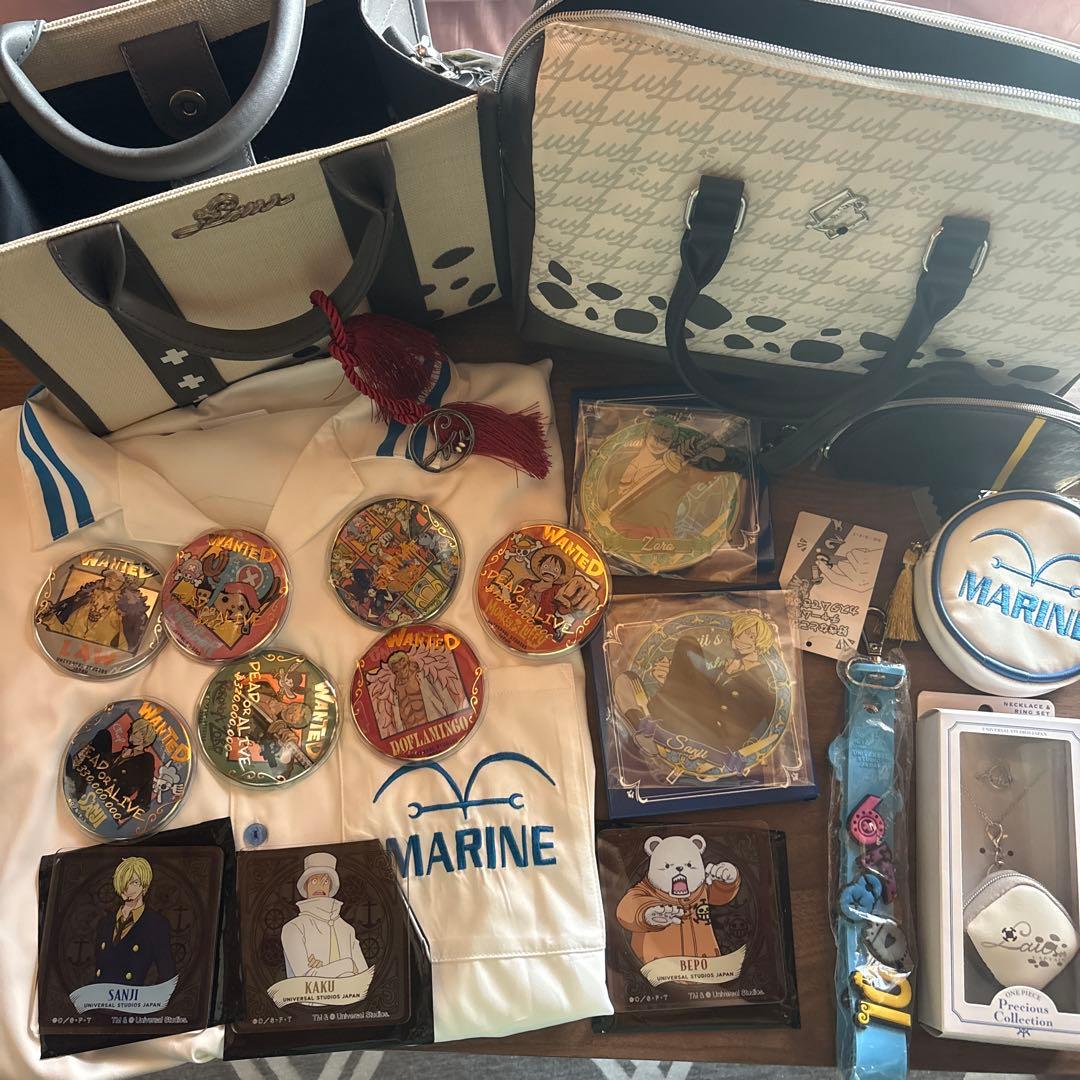ONE PIECE USJ ユニバ　鞄　ロー　ゾロ　サンジ　サンレス　ルフィ