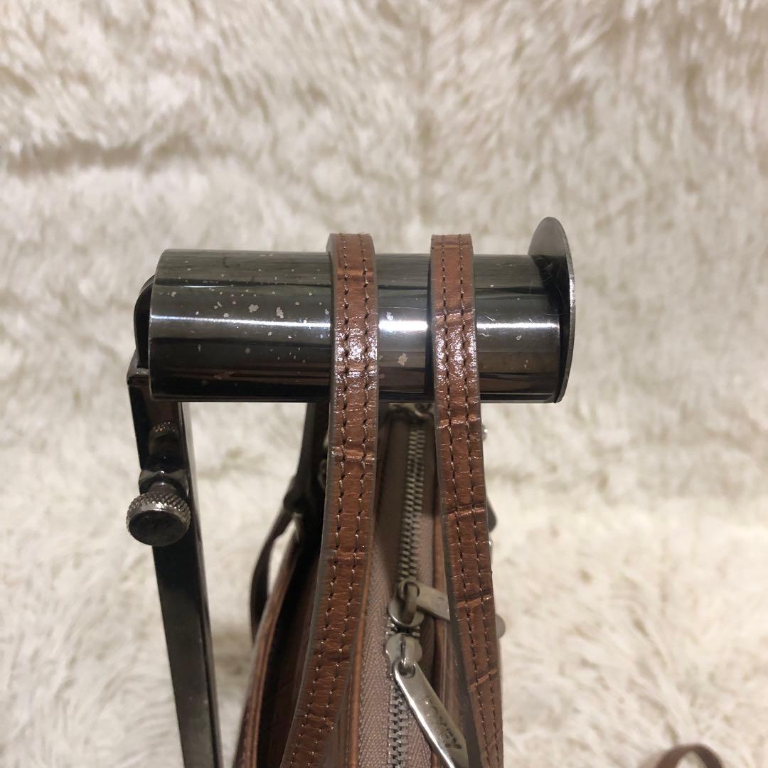 未使用級✨フォクシー レザー　2way ショルダーバッグ ポシェット