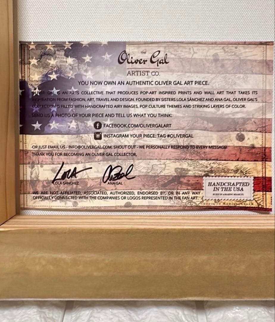 Oliver Gal オリバーガル CHANEL ロゴ花のキャンパスアート 絵画