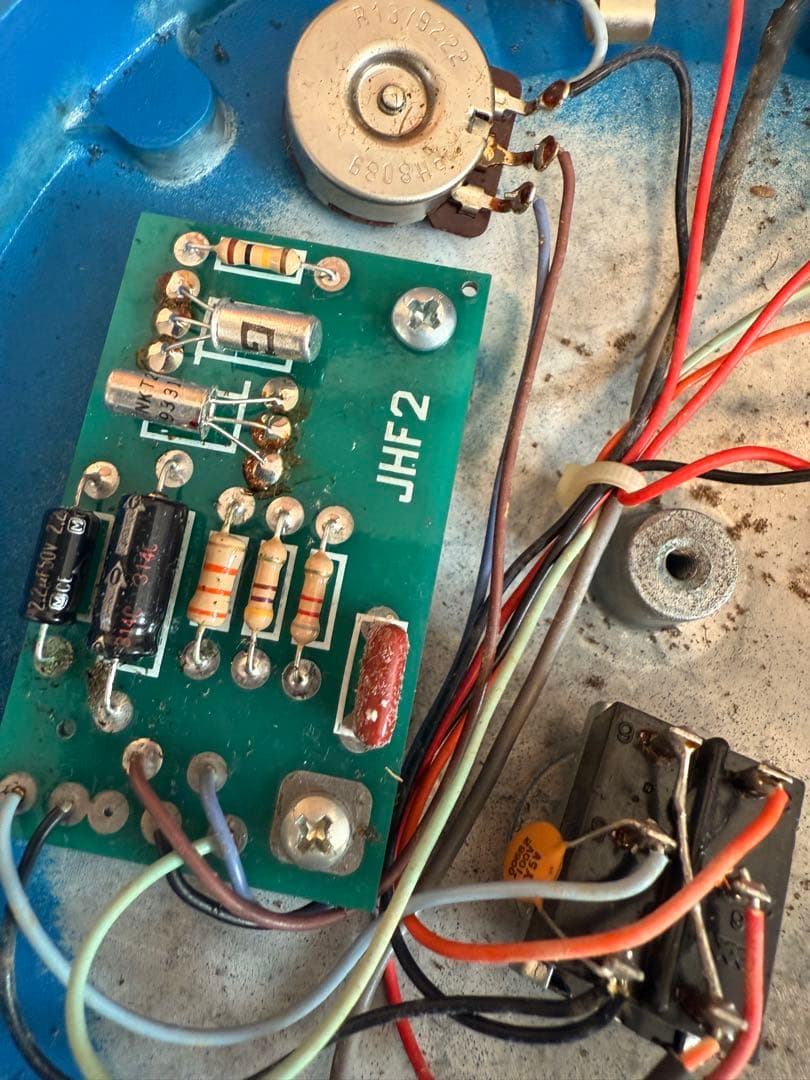 FUZZ FACE JHF2 DALLAS-ARBITER BLUE ジャンク