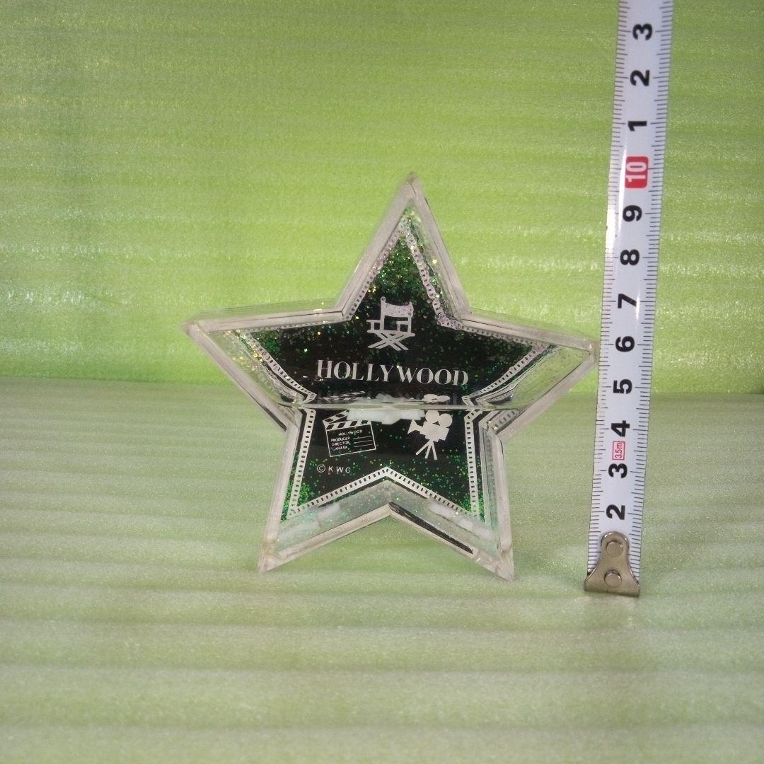 SOUVENIR PAPER WEIGHT　HOLLY WOOD　星形　星型