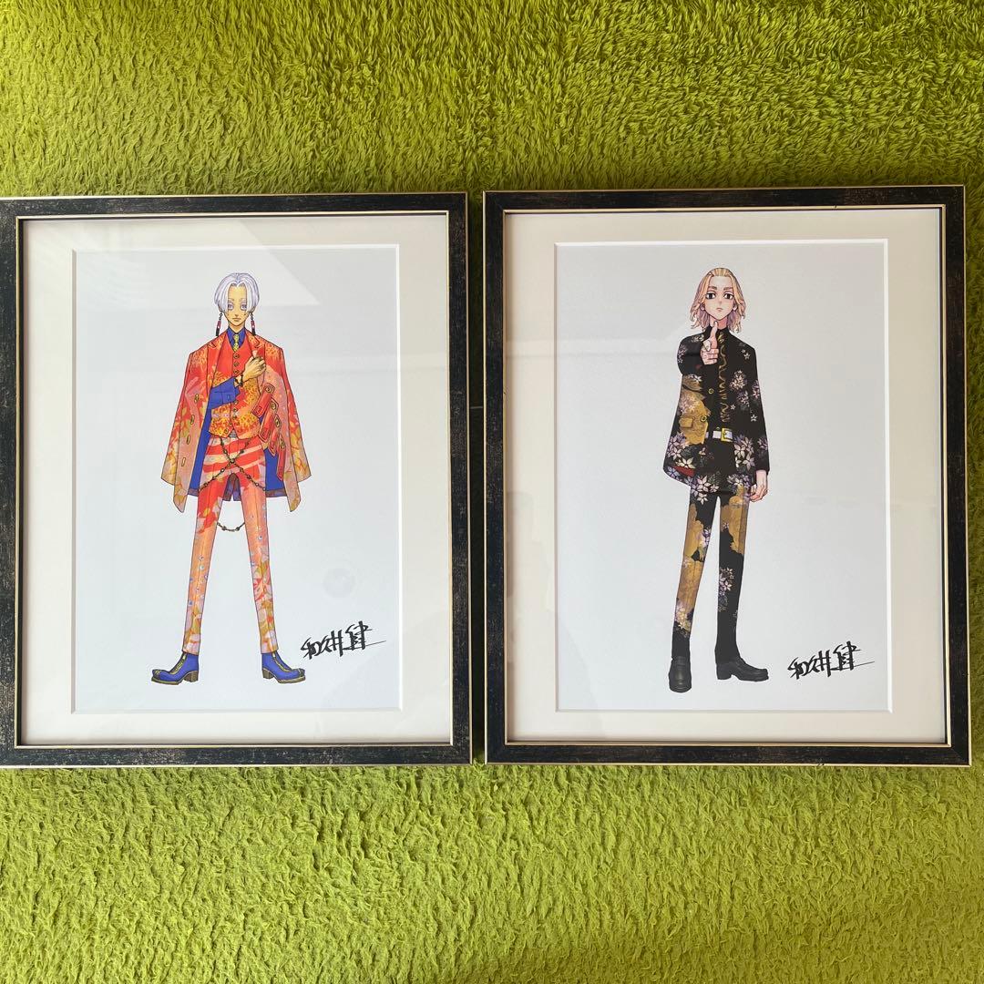 東リべ 原画展 高級複製原画 佐野万次郎 黒川イザナ セット