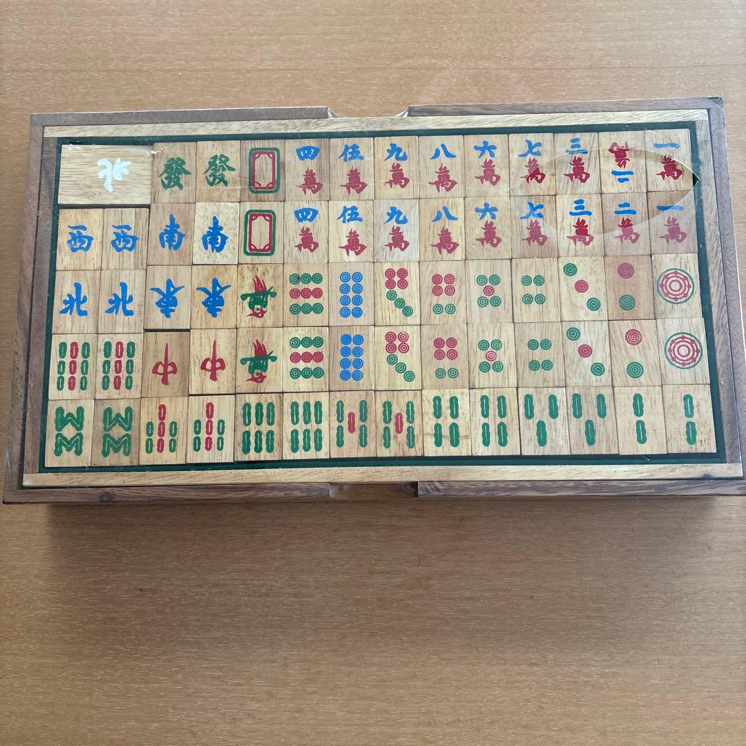 木製　麻雀牌
