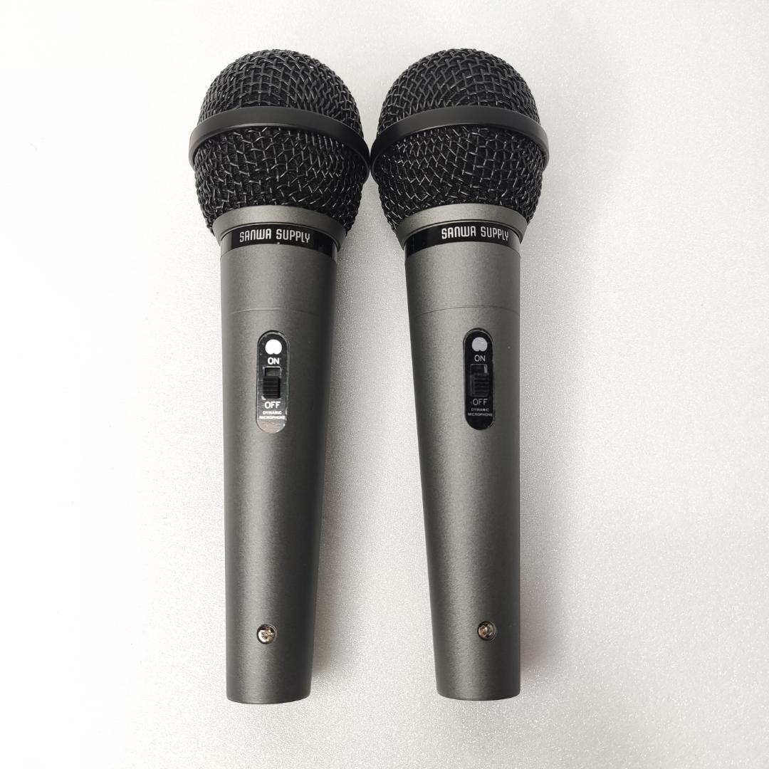 SANWA SUPPLY ワイヤレスマイク付き拡声器スピーカ　有線無線マイク4本