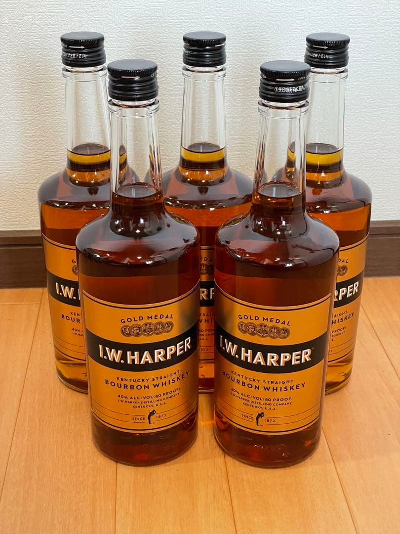 r*s様 IWハーパー ゴールドメダル 700ml 5本 バーボン