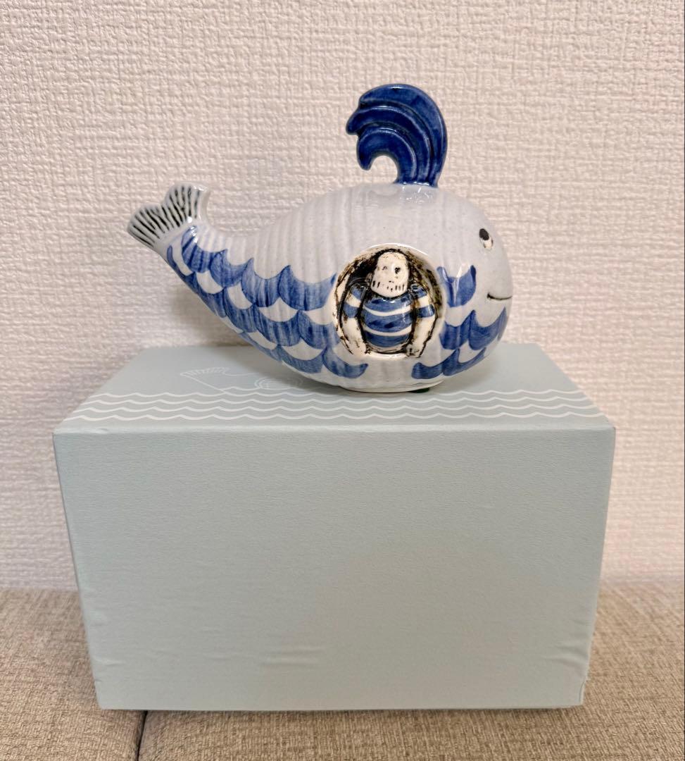 波の上のヨナ　リサラーソン　Lisa Larson 北欧　クジラ