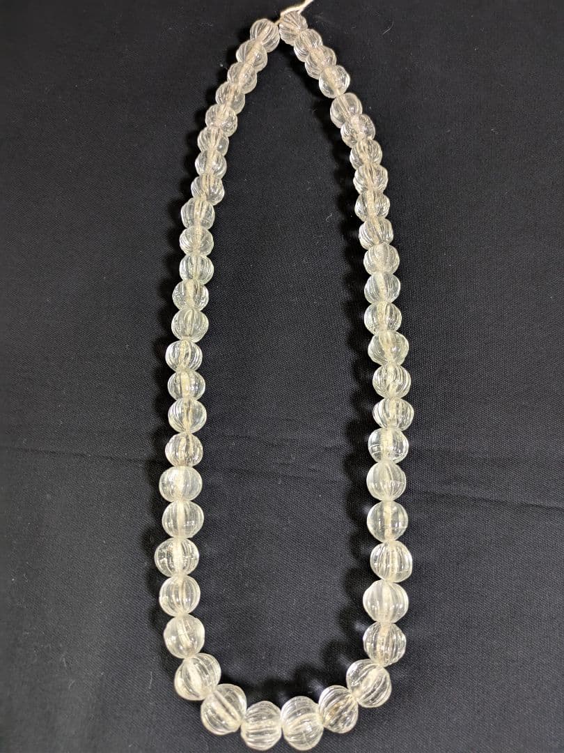 アイヌ首飾り　アンティーク　ガラスビーズ　アイヌ玉