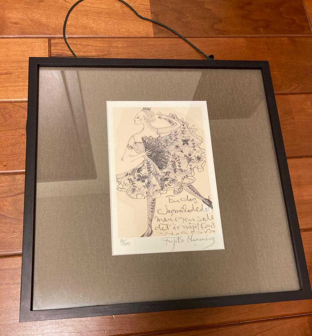 フジ子・ヘミング リトグラフ 絵画 直筆サイン入り