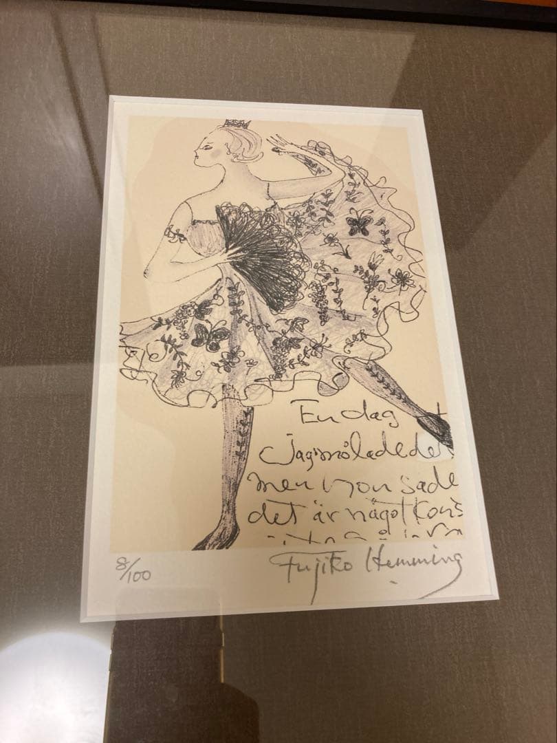 フジ子・ヘミング リトグラフ 絵画 直筆サイン入り