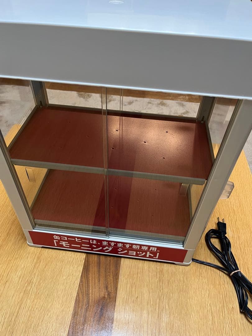 缶ウォーマー＊WONDAモーニングショット 2段式コーヒー用ディスプレイ