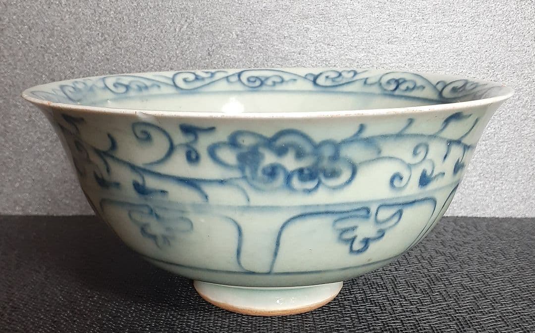 【専用ページ】中国古美術　中国古陶磁器　中国古玩　青華　古染付　唐草文様　鉢
