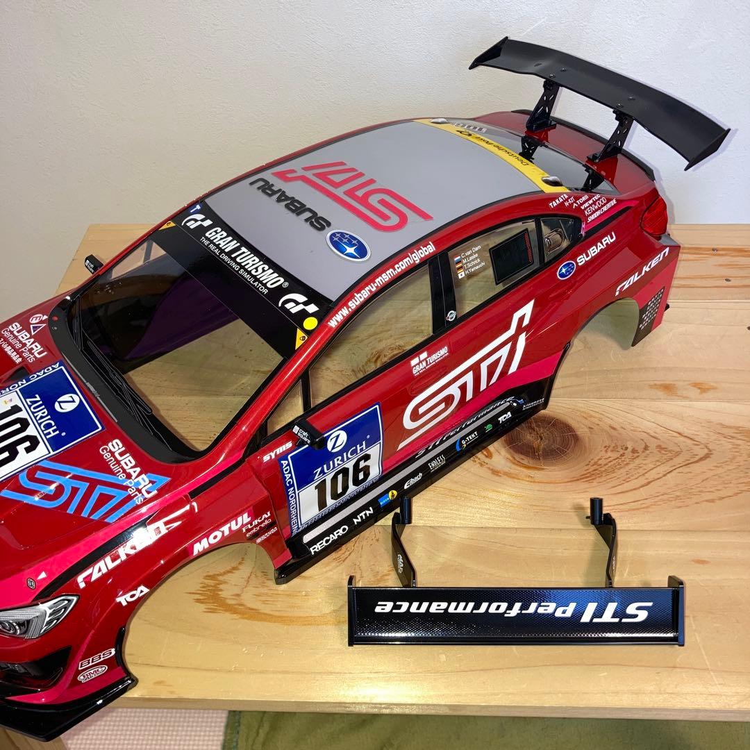 タミヤ　SUBARU WRX STI NBRチャレンジ ボディ