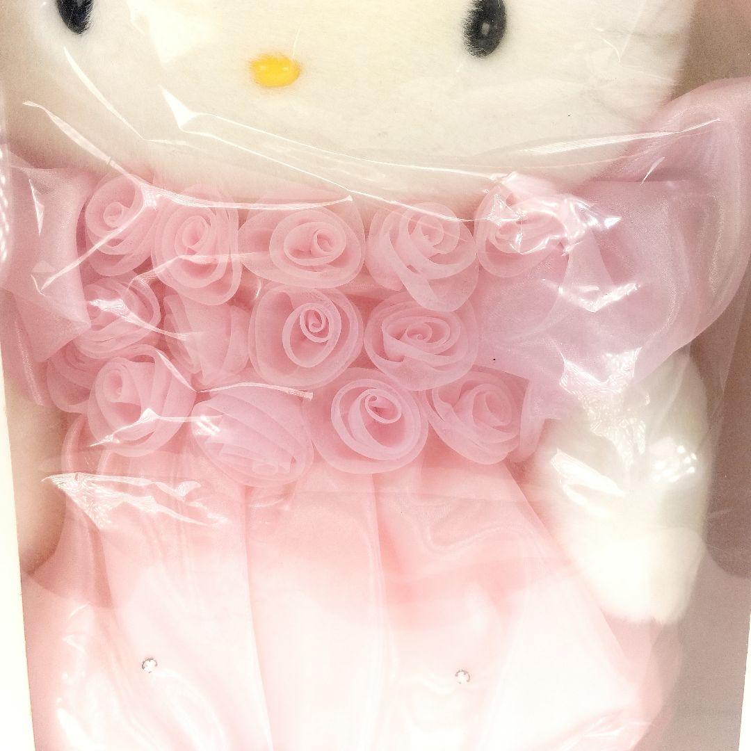 レア ハローキティウエディングドール 特大 ぬいぐるみ ウェルカムドール