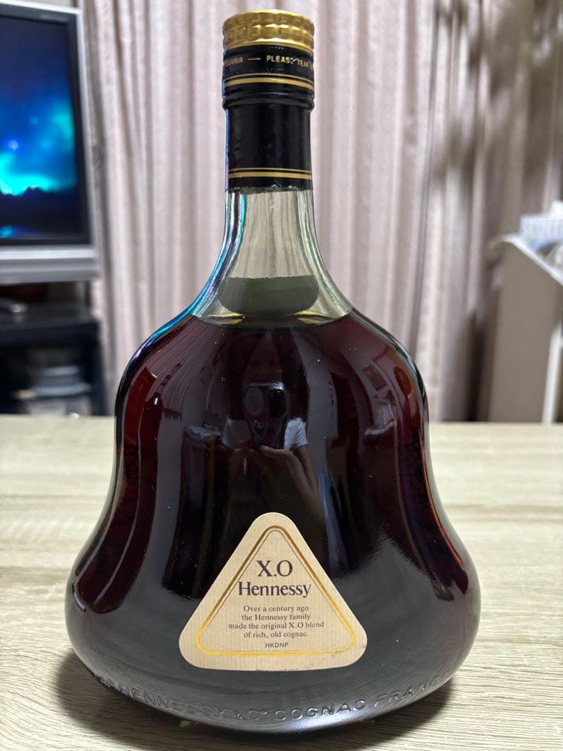 希少品　ヘネシーＸＯ　1000m l 金キャップ　未開封保管品