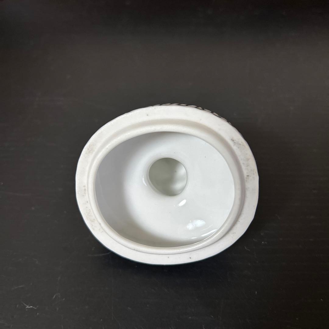 オールドノリタケ　パウダーボックス 蓋物・ケース　ピエロ